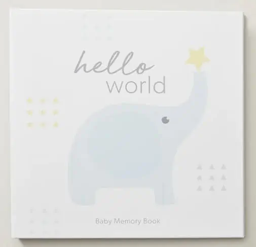 hello world memory book