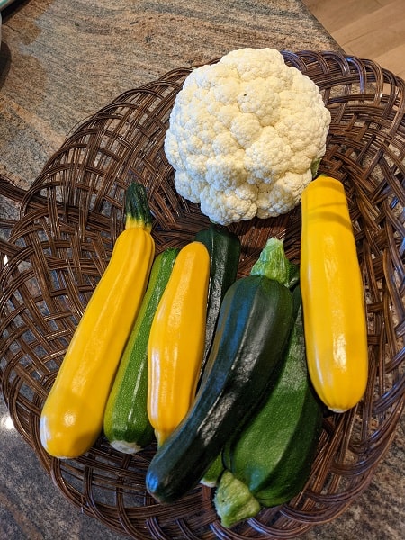 cauliflower & zucchini 