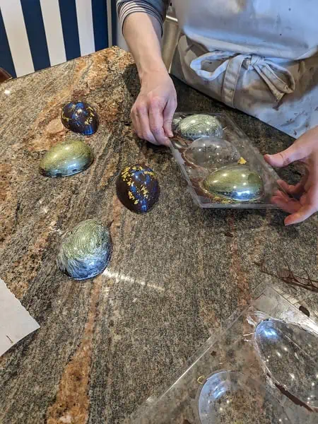 Making Easter eggs