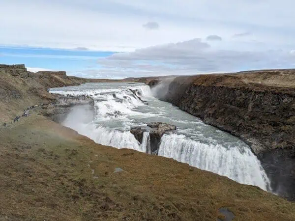 Gullfoss from a distance