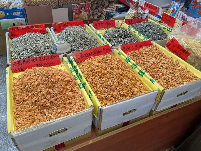 Dried fish and shrimp
