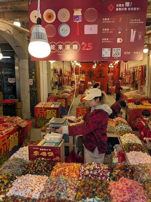 Candy store… both kids spent a bit of time “browsing” in this store…
