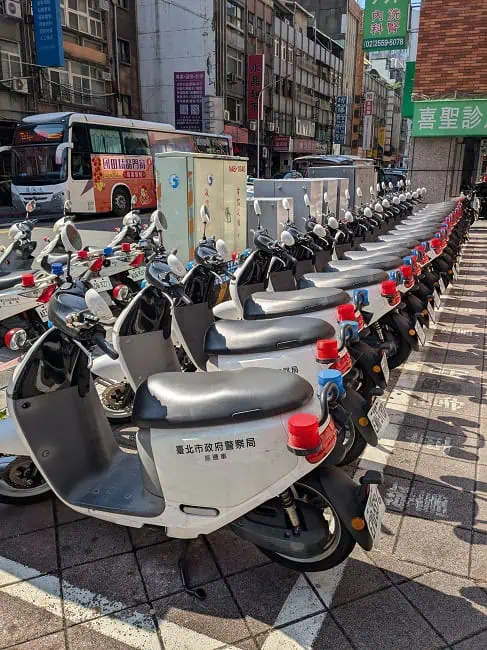 Police scooters