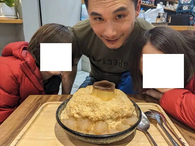 Huge shaved-ice 
