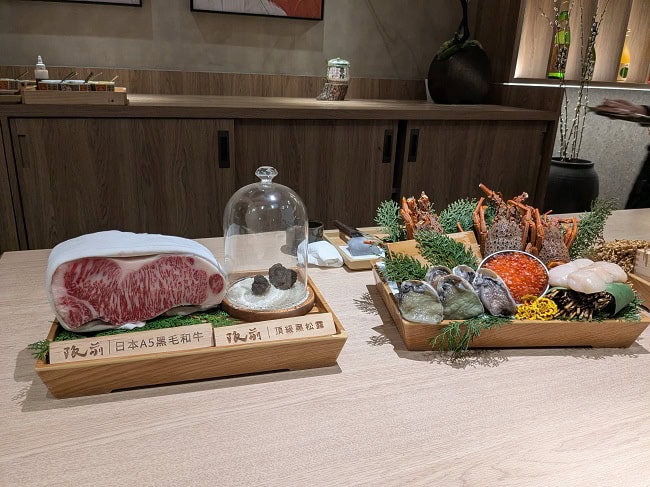 Presenting food that we’d be eating