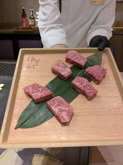 A5 wagyu beef from Japan
