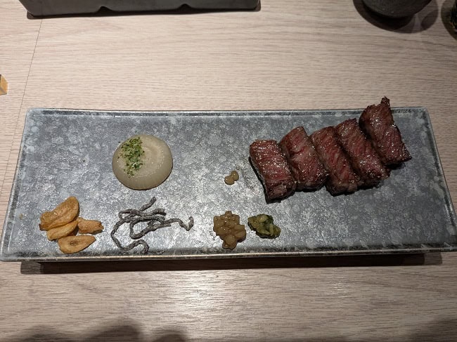 Wagyu beef that melted in your mouth. 
