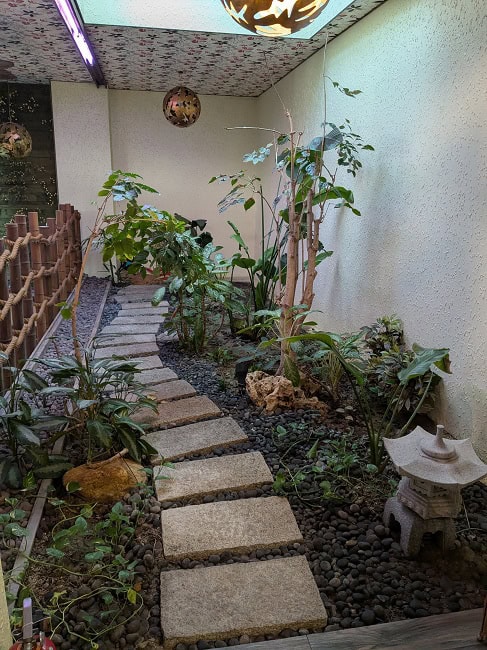 Nice zen area inside the Thai massage place…we didn’t know what to expect
