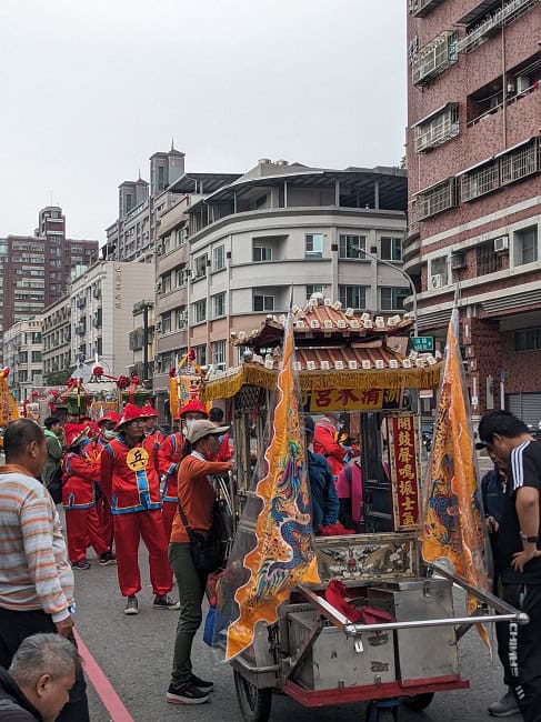 The parade we stumbled upon