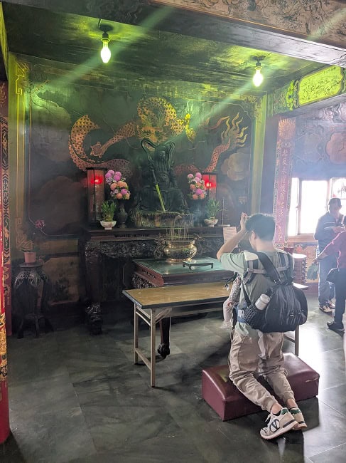 Inside the Zuoying Yuandi Temple. 
