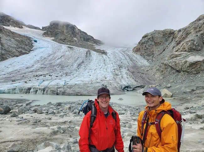 We were very excited to explore the ice cave