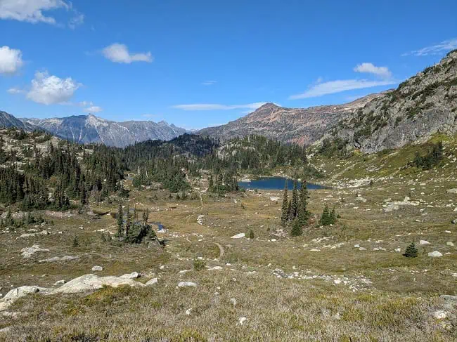Gorgeous view of one of the Semaphore Lakes (there are three lakes in total)